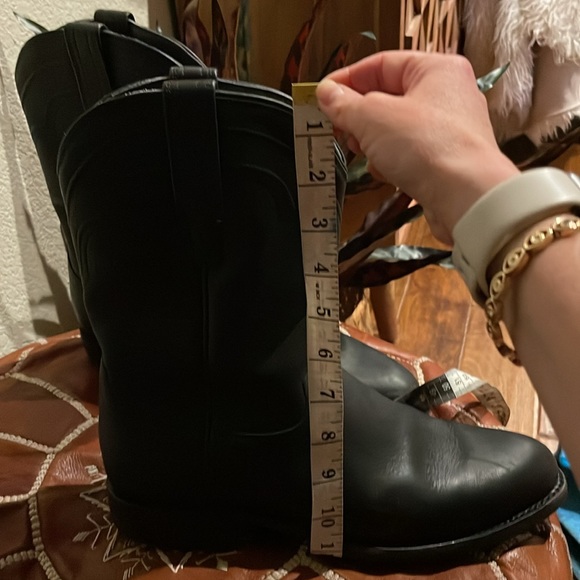 Tecovas men’s leather cowboy boots size 10 1/2 black - Picture 8 of 8